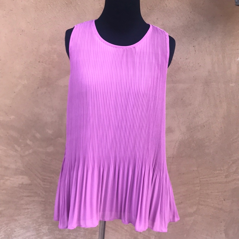 Catherine Malandrino Purple Peplum Top